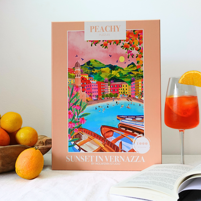 Sunset in Vernazza - 1000 Pieces Puzzle